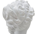 Scultura Roman Woman 21,5x14,5x34 cm in Poliresina Bianco