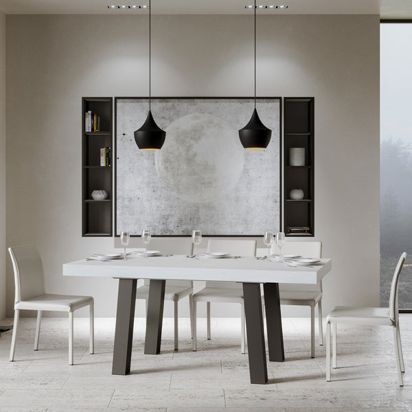 Table Bridge Fix 160x90x77 cm Frêne Blanc sconto