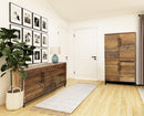 Mobile Boniface 150x40x86 h cm in Legno Marrone