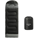 Sacco a Pelo Singolo per Adulti 75x215 cm Leggero e Compatto Temperatura 0-25°C in Poliestere e Cotone Nero      