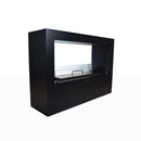 Camino a Bioetanolo da Pavimento 100x30x70 cm Giotto S Nero