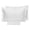 Housse de couette double avec sac et taies d'oreiller couleur unie Garrini Clarice White