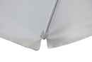Ombrellone da Giardino 3x2m Tessuto Poliestere Bianco