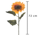 Set 8 Girasoli Artificiali Altezza 72 cm Giallo