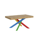 Tavolo Allungabile 160-420x90x77 cm Volantis Quercia Naturale