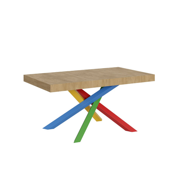 sconto Tavolo Allungabile 160-420x90x77 cm Volantis Quercia Naturale