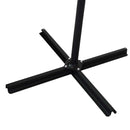 Ombrellone da Giardino Decentrato Ø3xh2,44 m in Acciaio Halloc Antracite