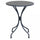 Table Bristol Ø60x71h cm en Acier Anthracite