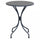 Table Bristol Ø60x71h cm en Acier Anthracite