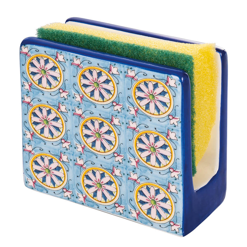 Porta Spugnetta 10x4,5x8,5 cm  in Ceramica VdE Tivoli 1996 Infinito