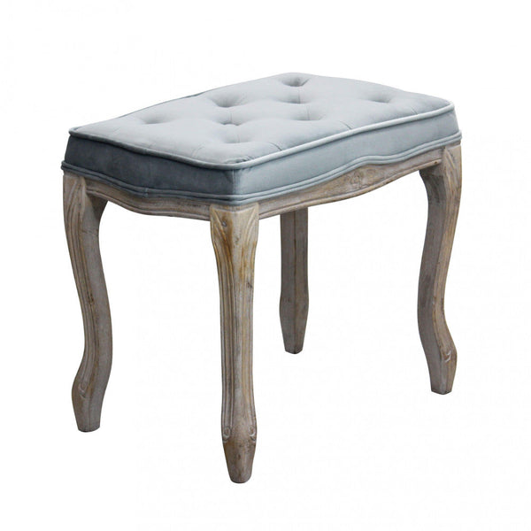 Tabouret Marly 50x36x47 h cm en Velours Gris acquista