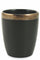 Lot de 6 verres à eau en grès 330 ml Villa d'Este Home Tivoli Nero Naima
