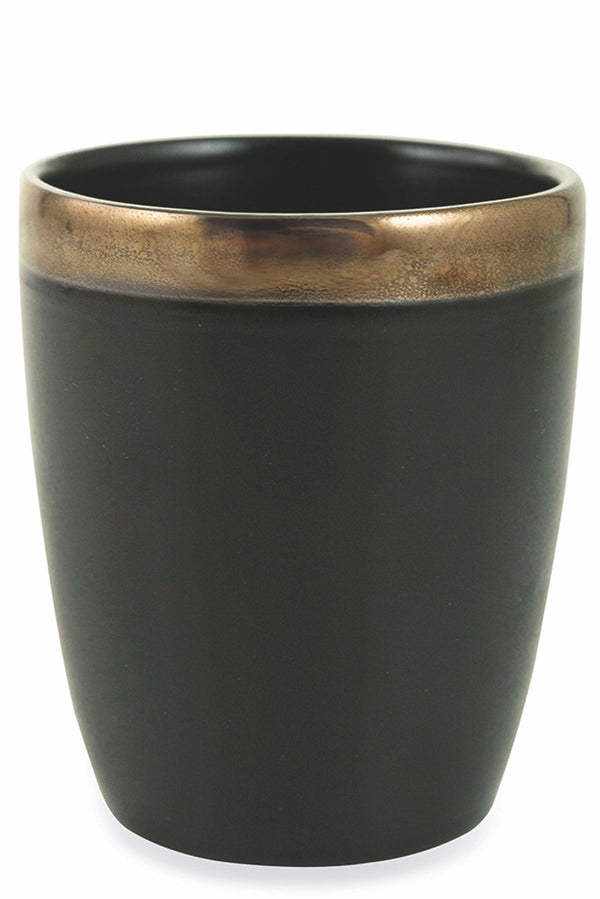 Lot de 6 verres à eau en grès 330 ml Villa d'Este Home Tivoli Nero Naima acquista