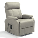 Poltrona Alzapersona Elettrica 1 Motore 80x90x97 cm in Tessuto Toronto Grigio Elephant