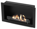 Camino a Bioetanolo da Incasso 84x54x26 cm 4,11kW Nero Seconda Scelta