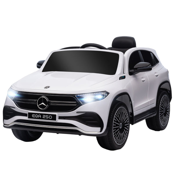 acquista Macchina Elettrica per Bambini 12V con Licenza Mercedes EQA 250 Bianca