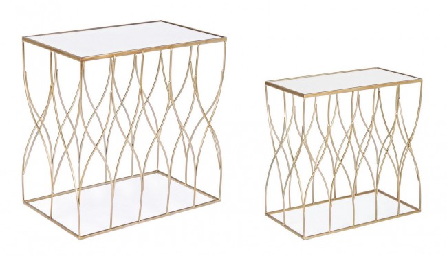 Set 2 Tavolini Rettangolari Elenor