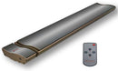 Radiatore Elettrico da Soffitto ad Infrarossi in Alluminio 1000W Jessen Nero