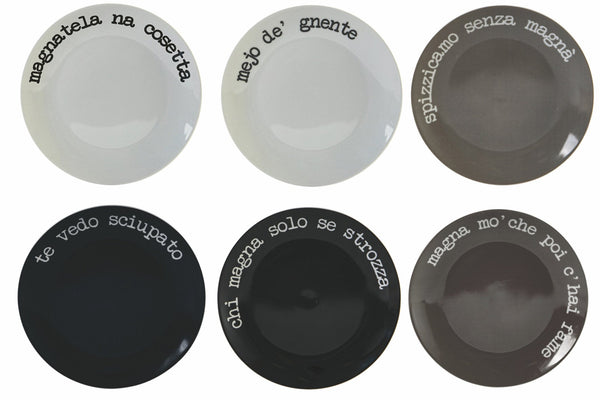 Ensemble de 6 assiettes à fruits en porcelaine VdE Tivoli 1996 Spqr prezzo