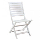 Sedia Serena 46x57x91 h cm in Legno Bianco