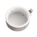 Vasca Idromassaggio Spa Cocoon Smontabile Trasportabile Gonfiabile Ø180x65 cm in PVC Marrone      