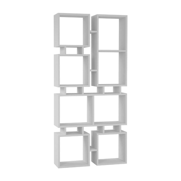 Libreria Moderna 79x166,5 cm in MDF Rail Bianco prezzo