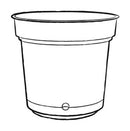 Vaso in Polipropilene con Riserva d'Acqua e Sottovaso Tulli Hydral Elements Antracite Varie Misure