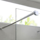 Parete Doccia Walk-In In Cristallo Trasparente 8mm H198 Fosterberg Side Varie Misure