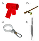 Kit Montaggio Altalena da Giardino 1 Posto