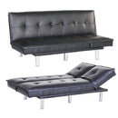 Divano Letto Prontoletto Desire Rivestimento in Similpelle Nero