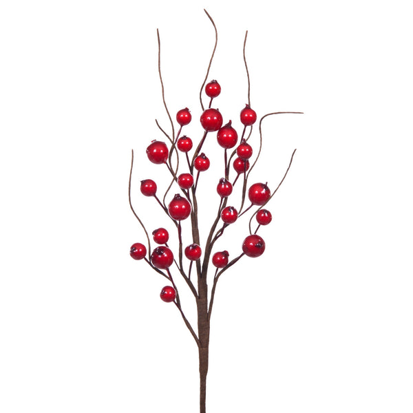 Lot de 12 Pics Baies Ilex 32 cm Rouge acquista
