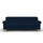 Housse de canapé extensible 1, 2 et 3 places en tissu bleu foncé