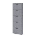 Scarpiera Serena 180x65x15 cm 5 ante cemento