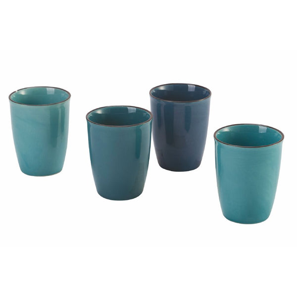 Set 4 verres en grès Acqua Baita Villa d'Este Home Tivoli Acqua Ocean online