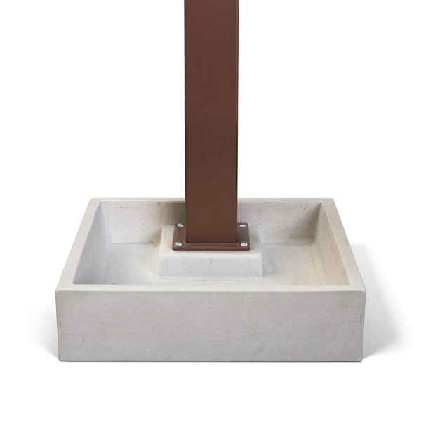 prezzo Basamento per Fontana 40x40x10 cm in Calcestruzzo Plinto XL Grigio