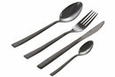 Servizio Set di Posate 24 Pezzi in Acciaio Nero Lucido Villa d'Este Home Tivoli Modern