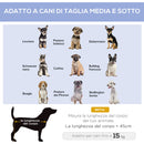 Brandina Cuccia Pieghevole per Cani in Tessto Oxford Blu 71x58x18 cm 