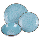 Servizio Piatti 12 Pezzi in Gres VdE Tivoli 1996 Baku Ocean