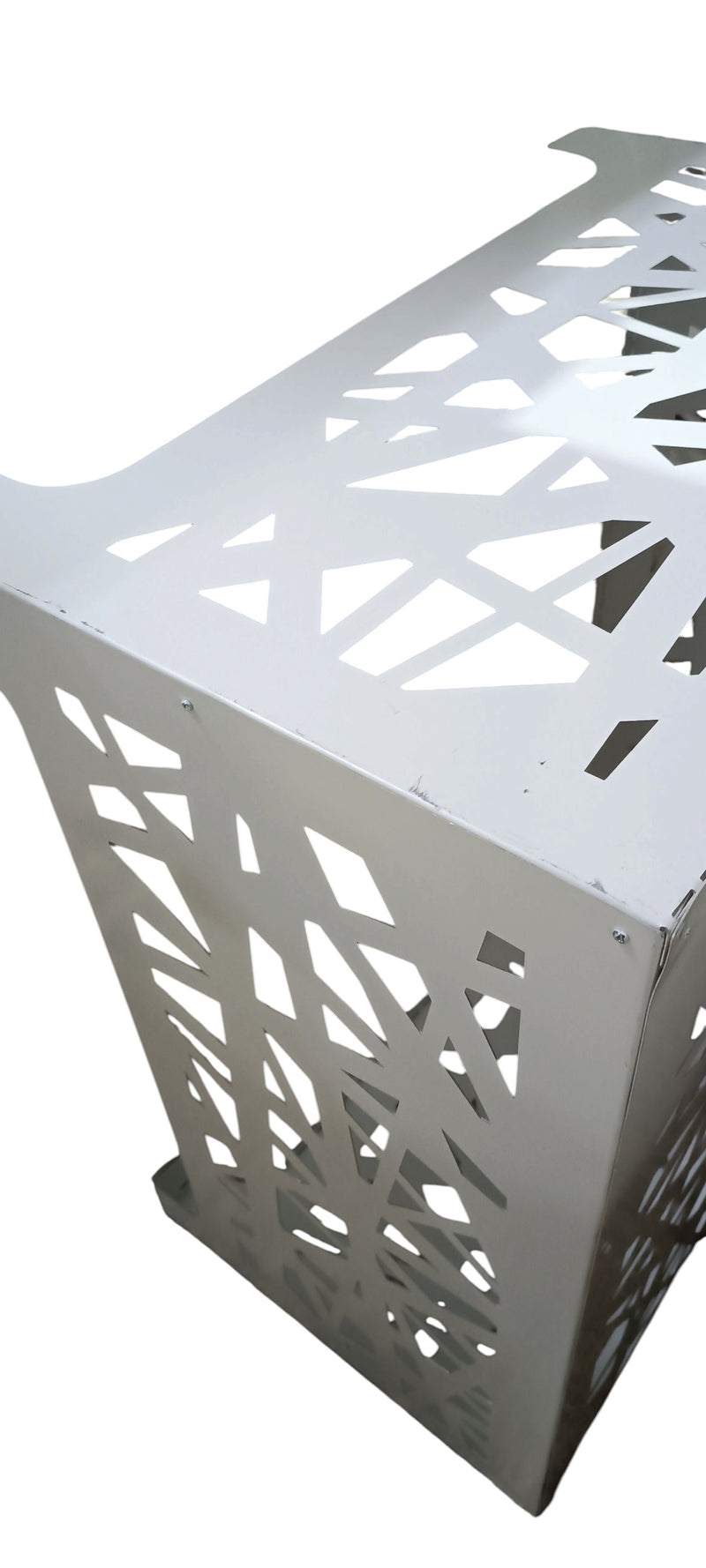 Copri Condizionatore 96x52x82 cm in Alluminio Glam L Bianco Seconda Scelta