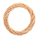 Set 6 Coroncine di Rattan Chiara Larghezza 30 cm