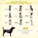 Cuccia per Cani di Taglia Piccola e Media 90x62x71 cm con Finestrelle e Ingresso a Tenda in Legno di Abete Grigio Chiaro  