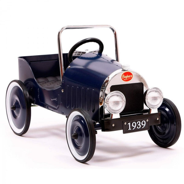 Voiture de course vintage à pédales pour enfants Baghera Classic Blue prezzo