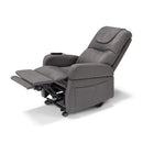 Poltrona Alzapersona Elettrica 3 motori 70x87x105 cm in Tessuto Diva Dubai Grigio