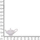 Teiera in Ceramica con Coperchio e Manico H 17 cm