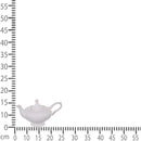 Teiera in Ceramica con Coperchio e Manico H 17 cm