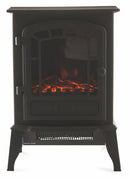 Camino Elettrico da Terra Effetto Fiamma 2000W Kooper London Nero