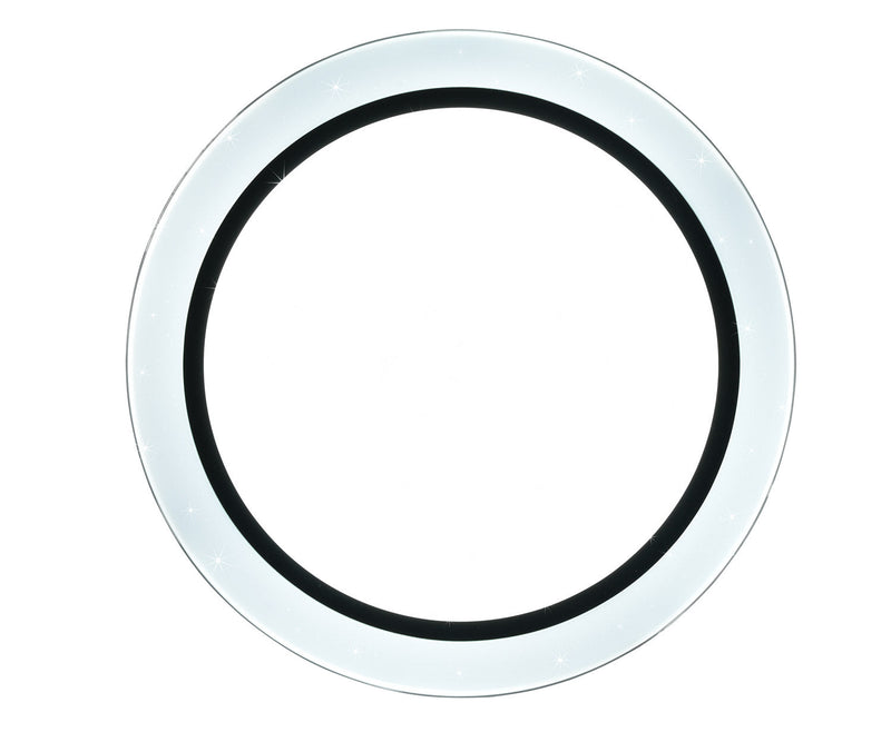 Plafoniera da Interno a LED in Plastica Nero Opaco