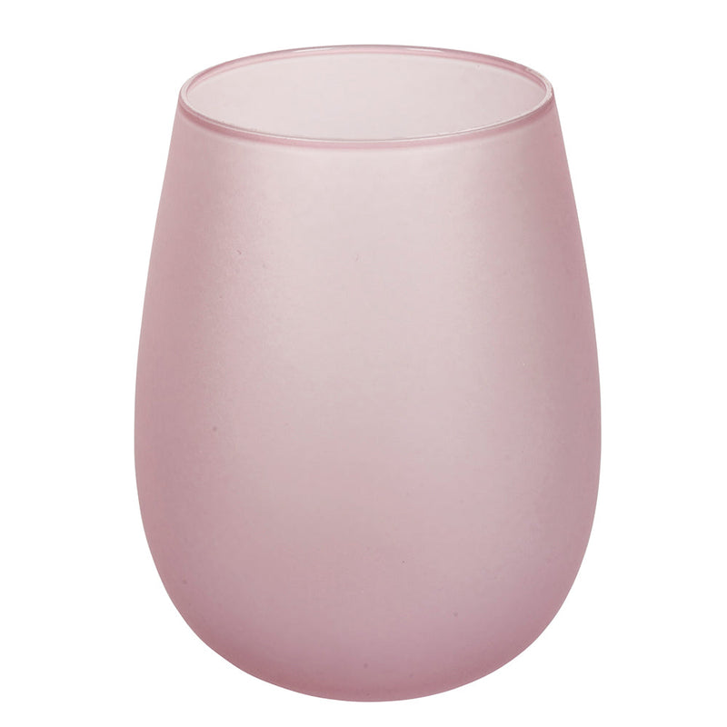 Set 6 Bicchieri Acqua Effetto Ghiaccio Happy Hour Provence in Vetro VdE Tivoli 1996 Viola