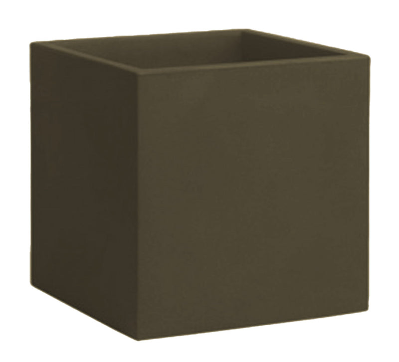 Vaso 50x50 cm in Resina Arkema Iris Vase Dove Grey