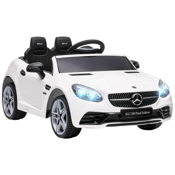 Macchina Elettrica per Bambini Licenza Mercedes SLC 300 con Telecomando Bianco prezzo